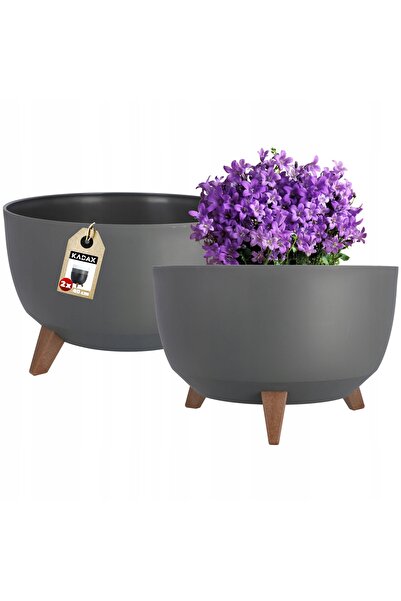 KADAX Ghiveci de flori, Jardinieră, Husă, Picioare, Inserție, Suport pentru f...