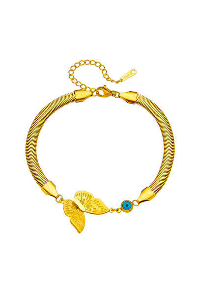 EFAYN.RO Women's bracelet, fashion model with butterfly, lucky accessory, swe...