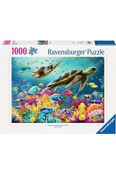 RAVENSBURGER Puzzle Lumea subacvatică albastră (1000 de piese)
