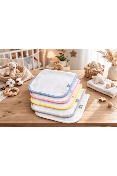 Heianmono Kids عبوة من 5 مناديل مبللة لفم الأطفال (100% قطن%)