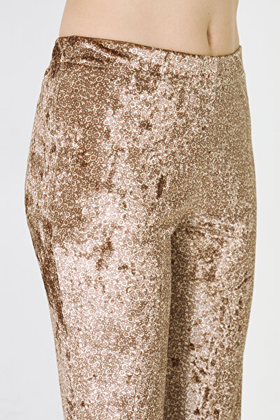 FARBE ER FASHION Pantaloni Daisy cu picior larg, stil spaniol