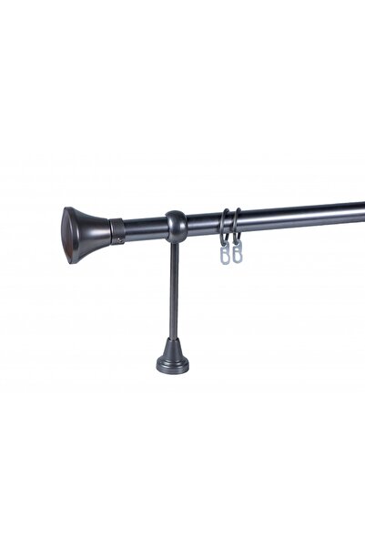 KLEIDECO galerie metal 25 mm BRAZILIA simpla, crom-mat, 300 cm, capete BELO H...