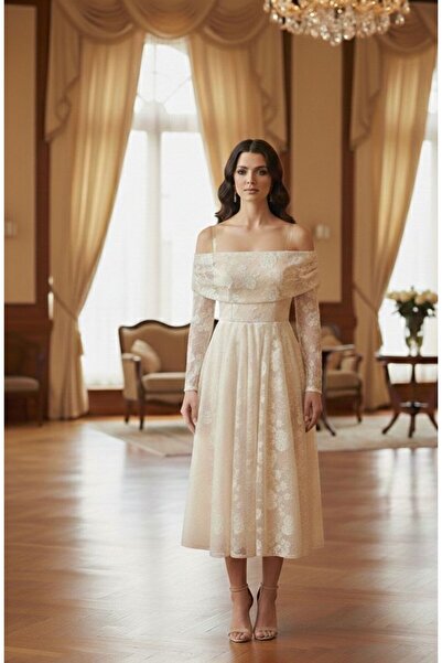 DAKEN Elegant women's midi dress