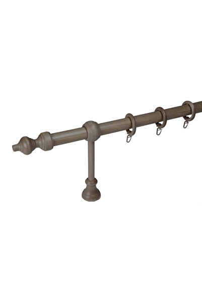 KLEIDECO galerie lemn 28 mm FILIGRANO, simpla, piatra gri ,320 cm