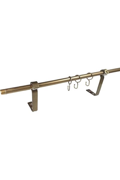 KLEIDECO galerie 12 mm Ø MIA, alama masiv, simpla, capete LILIANA, 120 cm