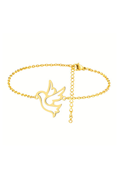 EFAYN.RO Bratara dama, model mesagerul pacii, pandantiv pasare delicata, regl...