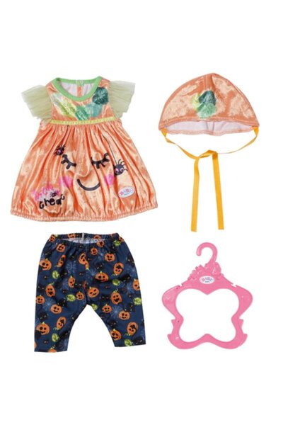 ZAPF CREATION Rochie de dovleac de Halloween BABY born, accesorii pentru păpu...