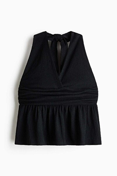 H&M Peplum halterneck top