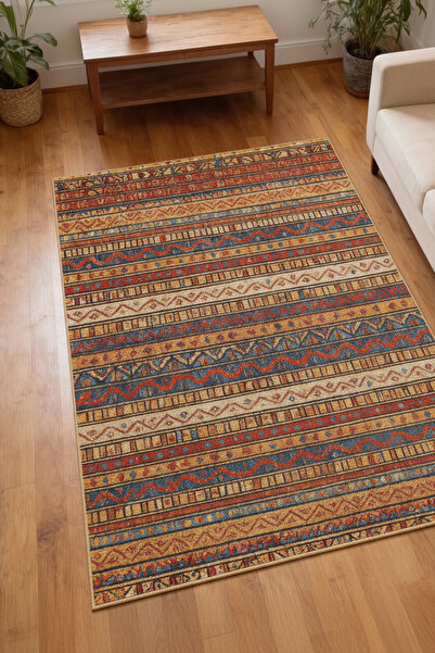 Dijital Kaymaz Baskılı Yıkanabilir vintage Salon Halısı Mutfak Halısı Yolluk