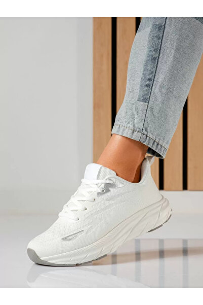 Zaira Γυναικεία λευκά υφασμάτινα Αθλητικό παπούτσι Luisa #24556 - 40