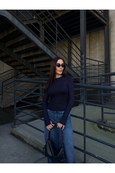 Fav Style Γυναικείο Κορμάκι με λεπτομέρεια στα δάχτυλα και λαιμόκοψη ποδηλάτο...