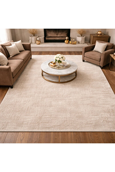 Hoomrugs Luxess Diamond 2013 Bej Akrilik Modern Makine Halısı