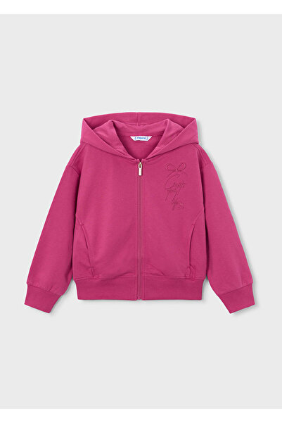 MAYORAL Djevojačka majica sa kapuljačom i rajsferšlusom 3457