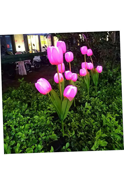 OEM LED Solar Flower Lamp 1+1 Gift
