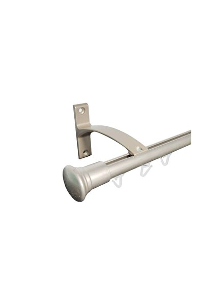 KLEIDECO galerie aluminiu 19 mm IBIZA cu canal simpla,crom-mat, 240 cm, capet...