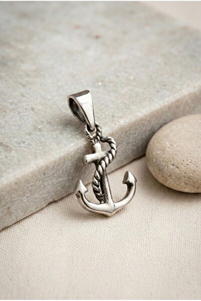 Ebrar Silver Gümüş Mini Çapa Kolye Ucu 925 Ayar Gümüş Küçük Boy Çapa Figürlü ...