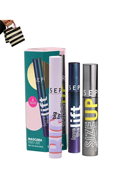 Sephora Beauty Trio Mascara Set 3 Pieces [100% Original] + Bag