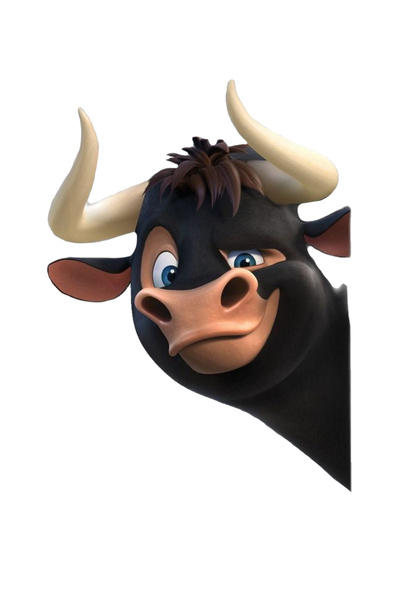 MegaSticker ملصق ثور أسود لطيف للسيارة، والدراجة النارية، والخوذة، والكمبيوتر...