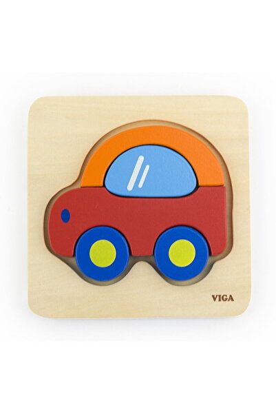 Viga Wooden puzzle for kids Car