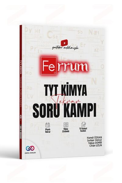 Orbital Yayınları Ferrum-Tyt Kimya Soru Kampı