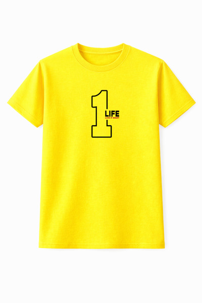 vbs vibes 1 LIFE Design με τύπωμα oversized Unisex T-shirt 100% Βαμβάκι Unise...