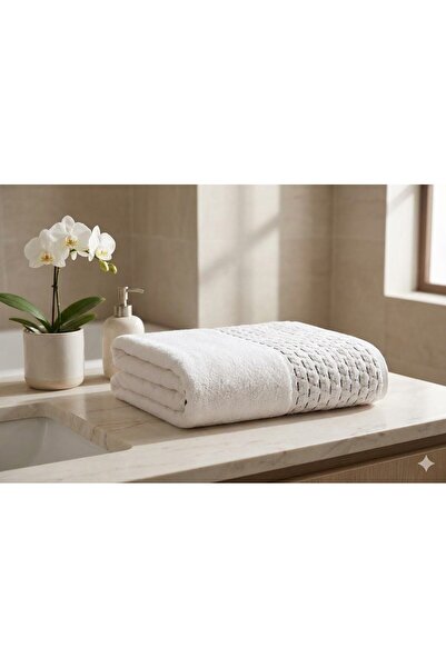 Özdilek منشفة حمام أدريا فضية 100*150
