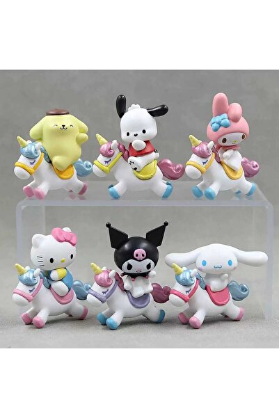 Bakmakistersen Sanrio 4’lü Kuromi My Melody Hello Kitty Cinnamoroll Masa Deko...