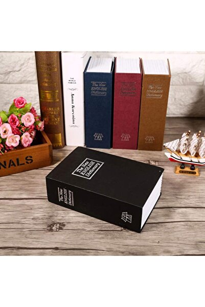 zola Book safe, for valuables, with 2 keys, 18 x 11.5 cm