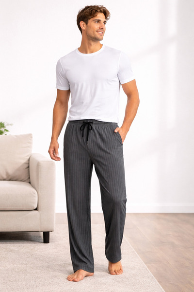 YUYİ Ji̇ber Modal Cotton Men's Single Bottom Pajama 2891