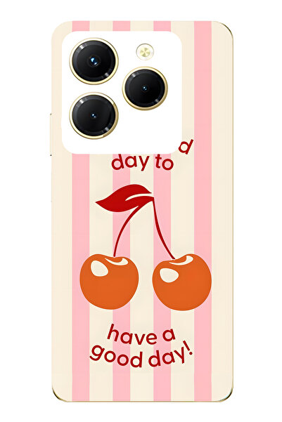 FLAMENKO حافظة هاتف شفافة متوافقة مع إنفينيكس هوت 40i من طراز كيريز منقوش