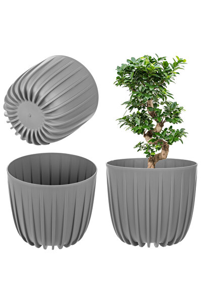 KADAX Ghiveci de flori Capac pentru ghiveci 17,5 cm Suport rotund din plastic...