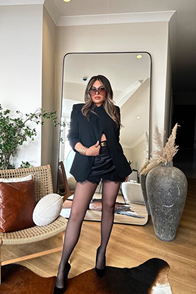 Sohotique By P Single Button Design Jacket Black