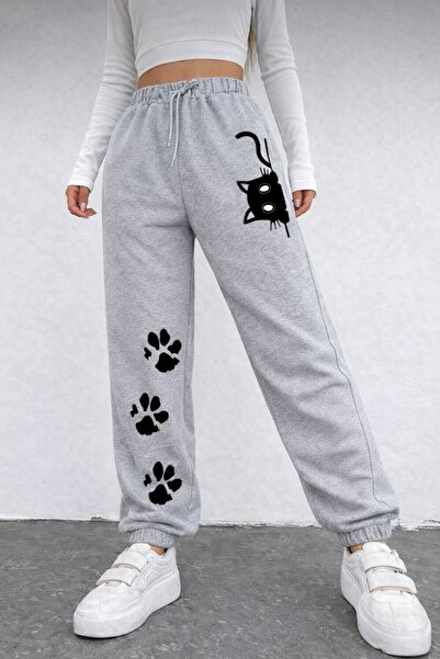 Le Vion Γυναικεία φόρμα με ελαστικό τελείωμα στα με τύπωμα Παντελόνι jogger π...