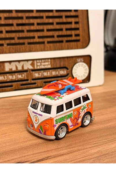 mykhediyevesanatatölyesi Mini Vosvos Karavan Metal Model Araba Tatil Temalı M...