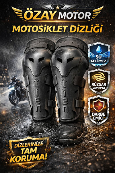 TIEN ÖZAY MOTOR KARBON DİZLİK TAKIM (SİYAH KARBON)