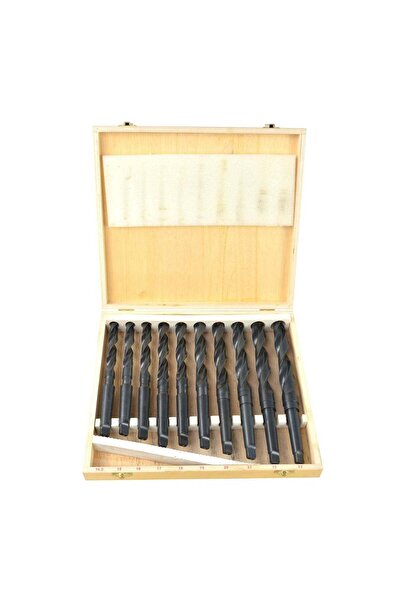 GEKO SET 10 BURGHIE MORSE MK2 PENTRU METAL, 14,5–23 MM – HSS, PRINDERE CON B16