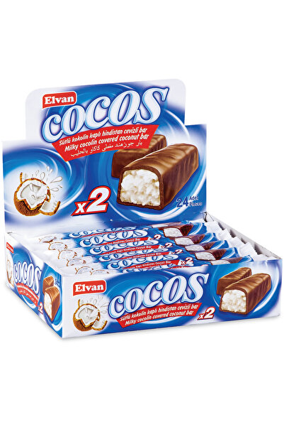 Elvan Batoane Cocos 16 gr, 1 display X 24 buc