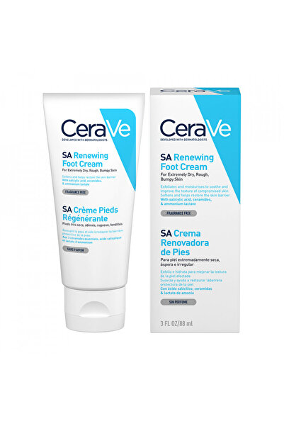 CeraVe Възстановяващ крем за крака, крем за крака, 88 мл
