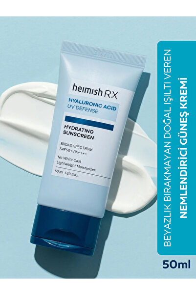 Heimish Beyazlık Bırakmayan Nemlendiren Güneş Kremi SPF50+PA++++ Rx Hyaluroni...