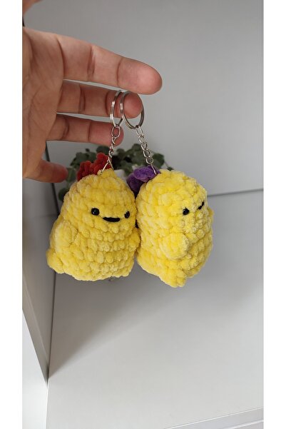 HÜMANATURAL Amigurumi Sevimli Dinazor oyuncak / Anahtarlık