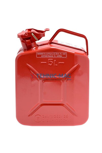 Aftermarket Canistră de gaz din oțel de 5 litri, roșie - calitate superioară