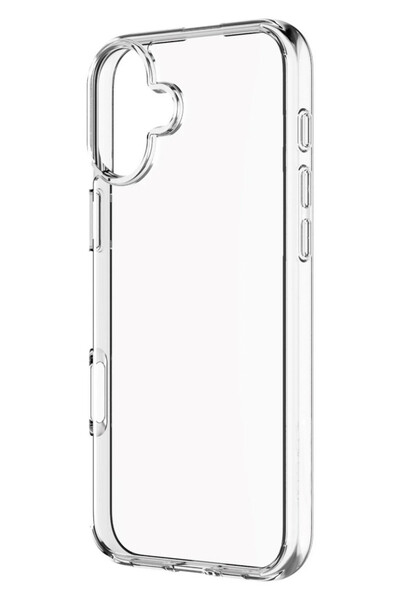 OEM Husa Din Silicon ShockProof Crystal Palace pentru iPhone 16 - Transparent