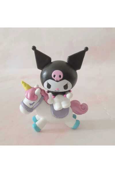 Bakmakistersen Sanrio Kuromi My Melody Hello Kitty Mini PVC Oyuncak Masa Süsü...