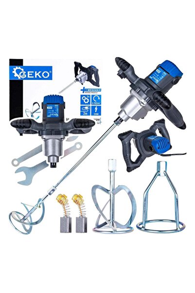 GEKO MIXER ELECTRIC 1200W 2 VITEZE M14 PENTRU VOPSELE SI MORTARE -