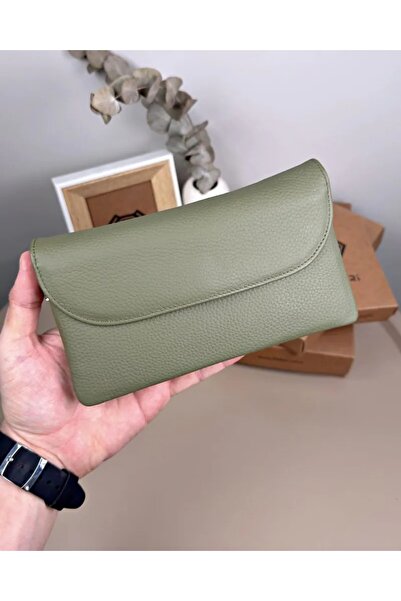 Fil Deri Genuine Leather Magnet Multi-Compartment Women's Bag Wallet 2135