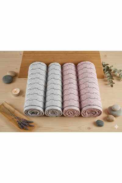 Özdilek Nev Calın Gray-Powder Best Set (Hamam Set)