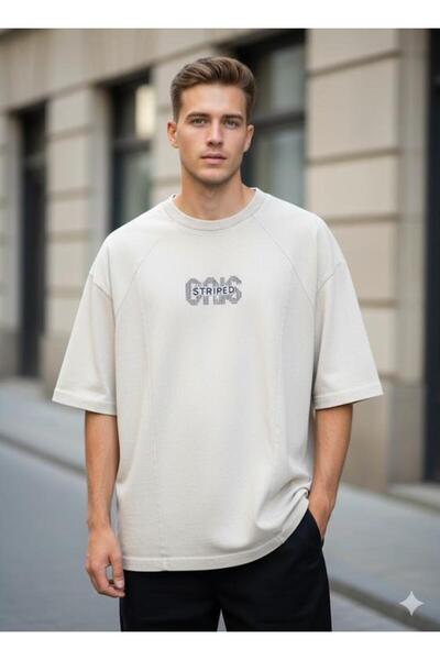 ALANAQA تيشيرت بوكس اوفر سايز للجنسين.