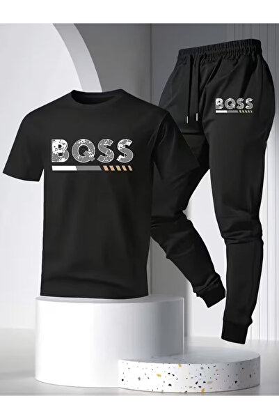 Rayan & Hoor Style Boos Printed Bottom Top Shorts T-Shirt Set- Oversized Rela...