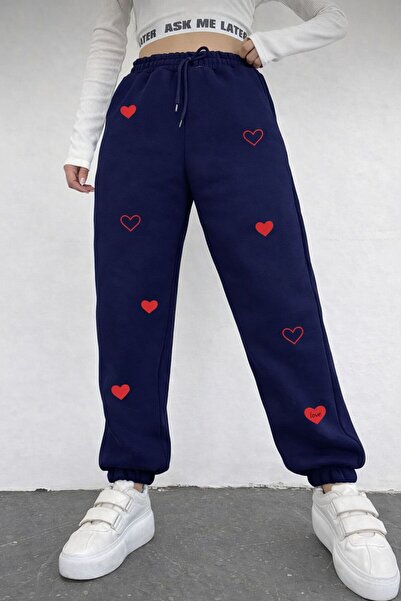 Le Vion Women's Printed Jogger Pants Elastic Legged Sweatpants High Waist Ove...