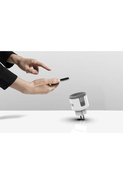 Inca IWA-283 16A Bluetooth Wi-Fi Akım Korumalı Akıllı Priz (Zamanlama,Geri Sa...